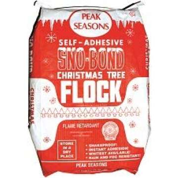 Peak Seasons 11101 25 Lbs White Sno-Bond Flock