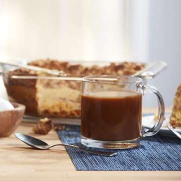 Libbey Robusta Glass Mugs Set of 4 for Elegant Dining