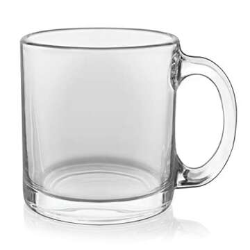 Libbey Robusta Glass Mugs Set of 4 for Elegant Dining