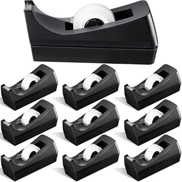 Lanties 10 Pack Desktop Tape Dispenser for Home Office School