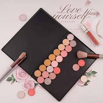 Customizable Magnetic Eyeshadow Palette with Stickers
