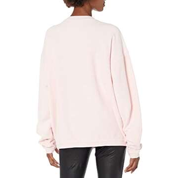 Charles River Apparel Women's Camden Crew Neck Sweatshirt, Millennial Pink, XX-Large