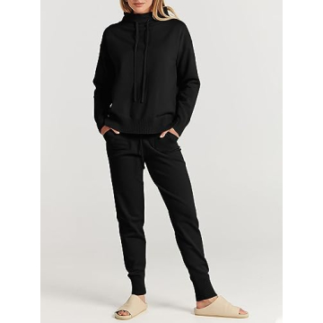 ANRABESS Cozy Two Piece Sweater Set for Women