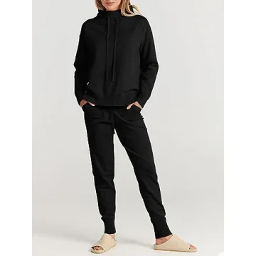 ANRABESS Cozy Two Piece Sweater Set for Women