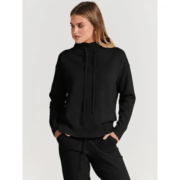 ANRABESS Cozy Two Piece Sweater Set for Women