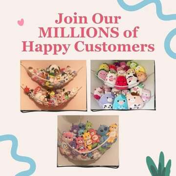 Lilly's Love Stuffed Animal Hammock | Stylish Toy Storage