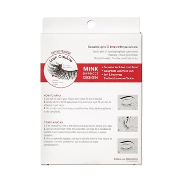 KISS Lash Couture Jubilee Faux Mink Lashes 10mm