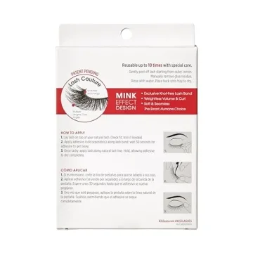 KISS Lash Couture Jubilee Faux Mink Lashes 10mm