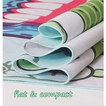 HAOKUN Cactus Quick Dry Sand Free Beach Towel Blanket