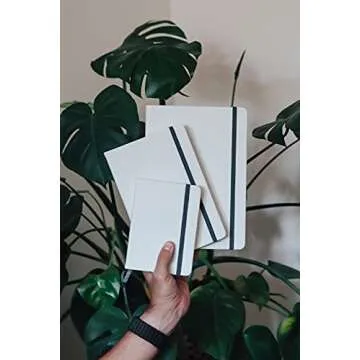 Etchr A5 Portrait Sketchbook - Cold Press Mixed Media 100% Cotton Sketchbook - Hardcover Drawing Book - Hardcover Sketchbook 5.8”x8.3 with 52 Pages - Sketch Pad with Customizable Cover