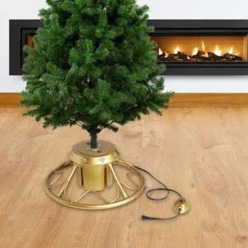 Home Heritage Rotating Metal Tree Stand for 1 to 1.75 inch Poles