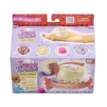 Goliath Tasty Tinies Bake Shop Strawberry Cake Mix Kit 6+