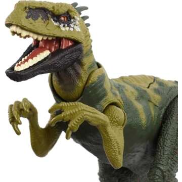 Jurassic World Strike Attack Dinosaur Toy - Mattel's Atrociraptor
