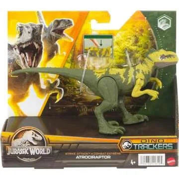 Jurassic World Strike Attack Dinosaur Toy - Mattel's Atrociraptor
