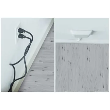 Ultra-Thin Outlet Concealer & Cord Kit, 3-Foot