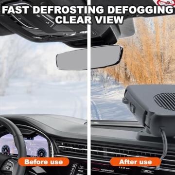 12v 200W Car Heater - Portable Windshield Defroster