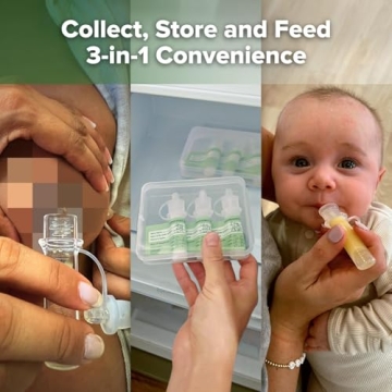 Haakaa Colostrum Collector Kit with Storage Case and Cloth