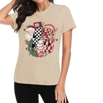 Merry Christmas Women's Holiday Shirt - Fun Festive Tee