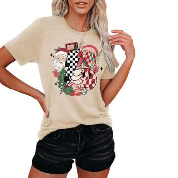 Merry Christmas Women's Holiday Shirt - Fun Festive Tee