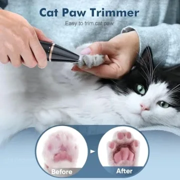oneisall 2 Speed Cat Clippers for Gentle Pet Grooming