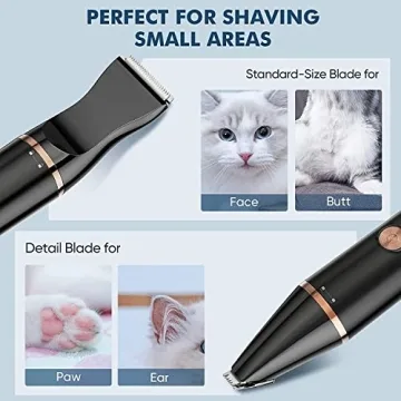 oneisall 2 Speed Cat Clippers for Gentle Pet Grooming