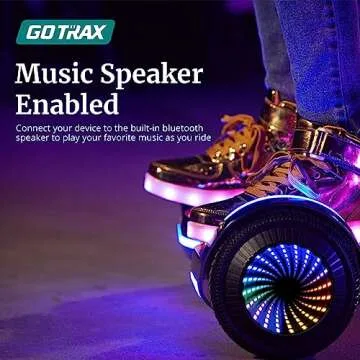 Gotrax Glide Pro Hoverboard - Music Speaker & LED Wheels