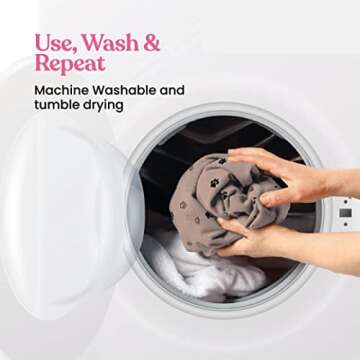 Super Absorbent Washable Pee Pads for Dogs - 2-Pack Superior Reusable Puppy Pads Pet Training Pads –100% Waterproof Dog Pee Pad Protects Against Urine Leakage Non-Slip Grip Prevents Slipping& Bunching