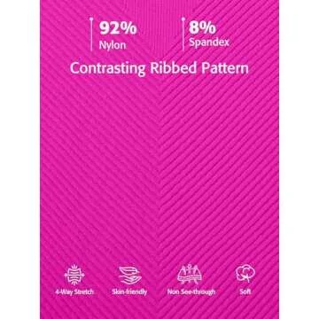 ATTRACO Exercise Tops for Women Sleeveless Running Shirts Loose Fit Yoga Athletic Gym Sports Hot Pink Medium