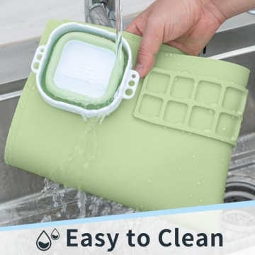 Aubeco Silicone Painting Mat for Kids - Mess-Free Crafting