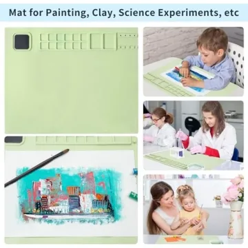 Aubeco Silicone Painting Mat for Kids - Mess-Free Crafting