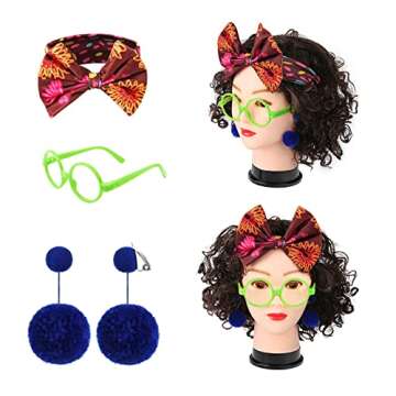 BILOPER Magic Princess Dress Costume Dress Up for Girls Cosplay Cartoon Costume Birthday Party Halloween Outfits 3-10 Years (Bule, 100)