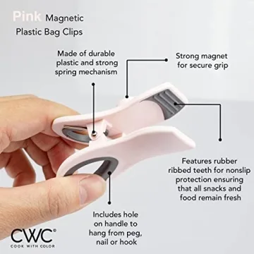 Buy Cook with Color Bag Clips for Food Storage