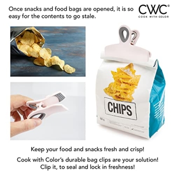 Buy Cook with Color Bag Clips for Food Storage