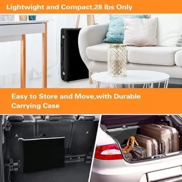 Bonrcea Portable Massage Table with 500 lbs Capacity