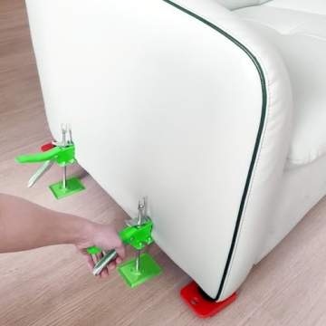 CREEYA Furniture Jack Lifter Kit - Heavy Duty Moving Sliders