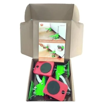 CREEYA Furniture Jack Lifter Kit - Heavy Duty Moving Sliders