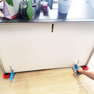 CREEYA Furniture Jack Lifter Kit - Heavy Duty Moving Sliders