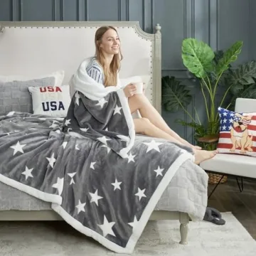 Cozy Bliss Sherpa Fleece Blanket for Comfort Lovers