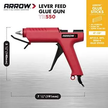 Arrow TR550 Heavy Duty Hot Melt Glue Gun for Crafts