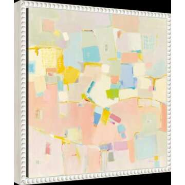 Framed Canvas Wall Art by Phyllis Adams - Block Party