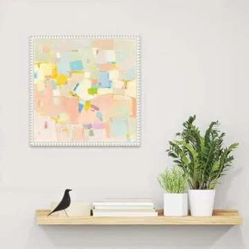 Framed Canvas Wall Art by Phyllis Adams - Block Party