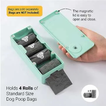 SVD.PET Dog Poop Bag Dispenser for Indoor & Outdoor Use