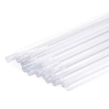 Comfy Package [100 Pack] Jumbo Smoothie Straws, Plastic Boba Straws, Milkshake Straws - Clear