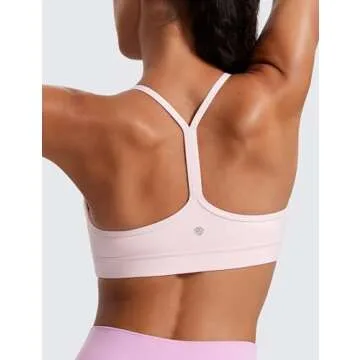 CRZ YOGA Butterluxe Sports Bra for Yoga and Workouts
