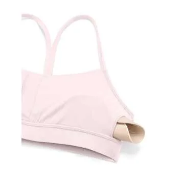 CRZ YOGA Butterluxe Sports Bra for Yoga and Workouts