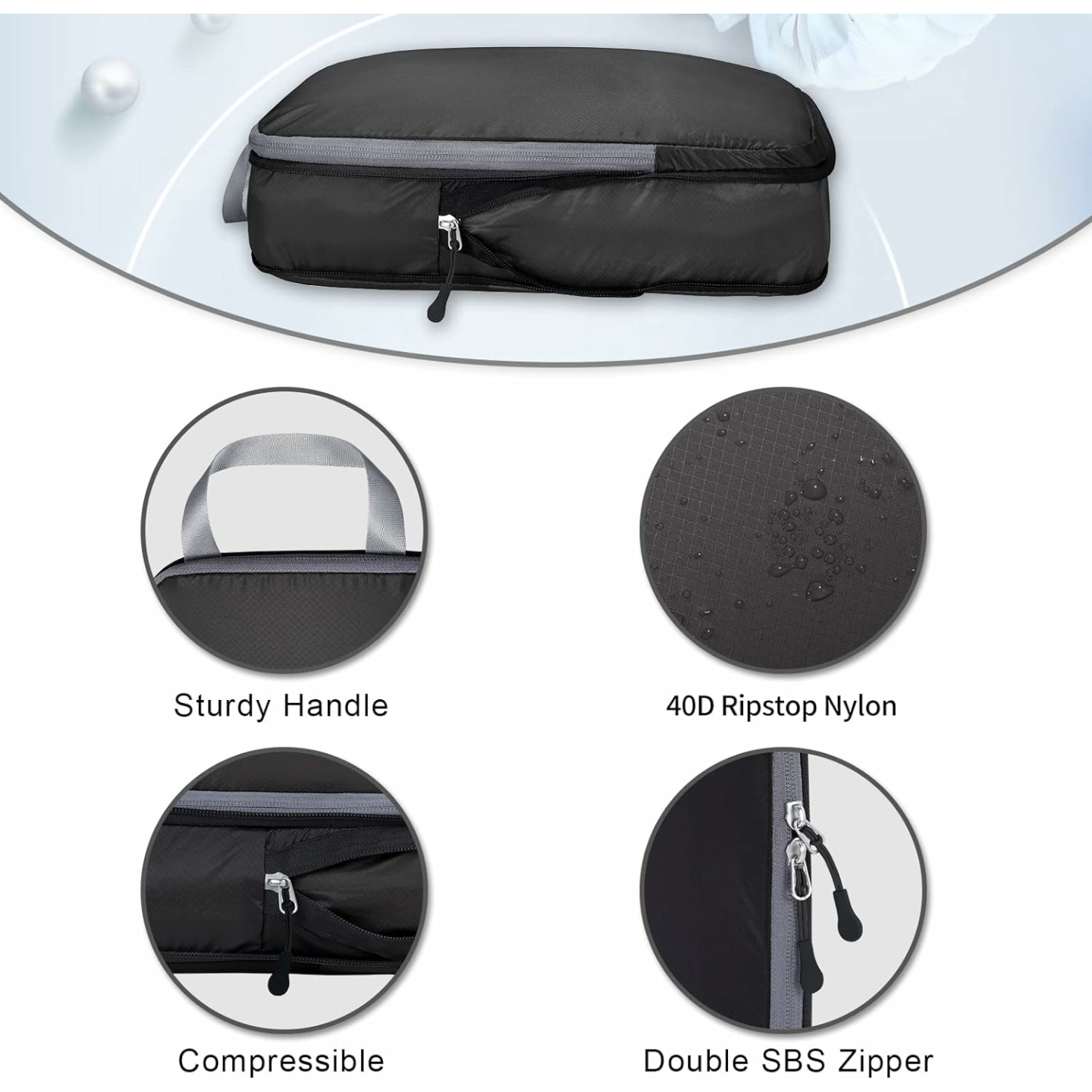 BAGAIL Compression Packing Cubes for Travel