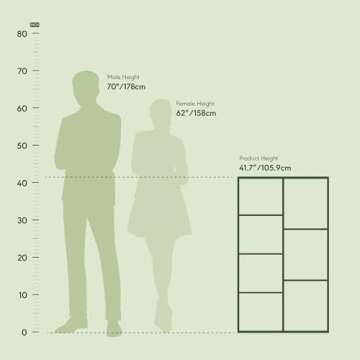 Furinno Luder Bookcase / Book / Storage , 7-Cube, White