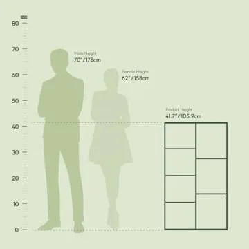 Furinno Luder Bookcase / Book / Storage , 7-Cube, White