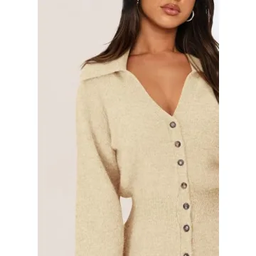 Trendy Long Sleeve Sweater Dress for Women 2025