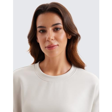 SoftAura Crewneck Sweatshirt for Women's Comfort and Style